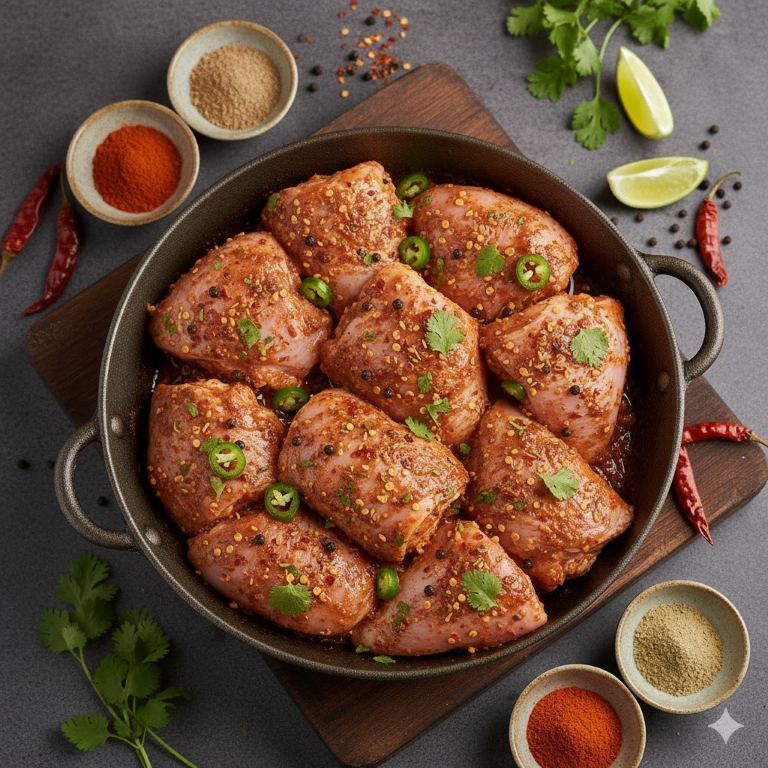 murg da masala marination